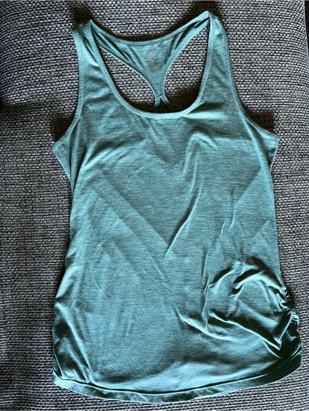 Women’s Gaiam Teal Racerback Tank Top
